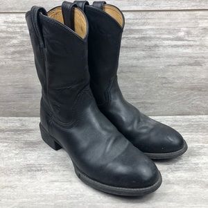 Ariat black western cowboy boots